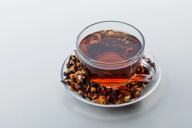 Rooibos tea in a cup