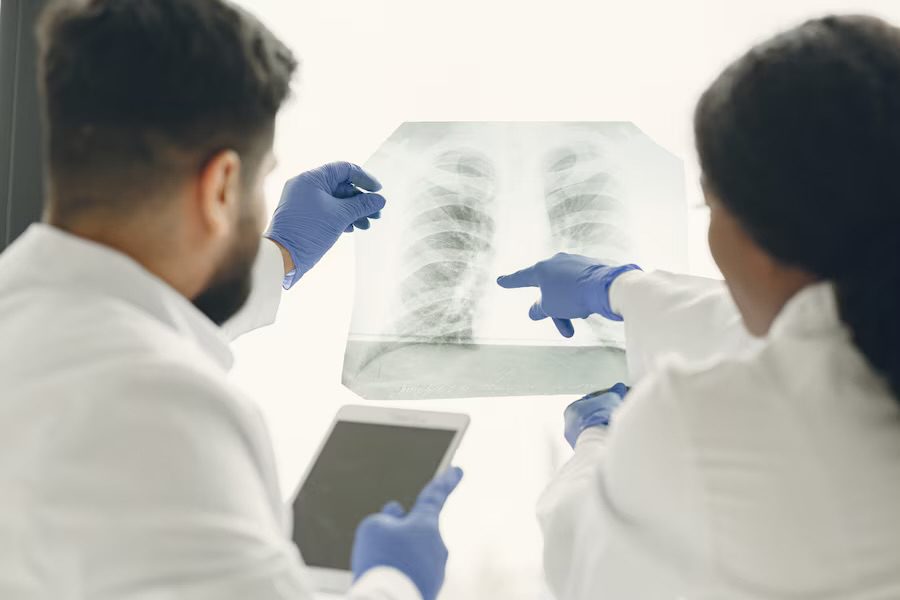 A pulmonary test 