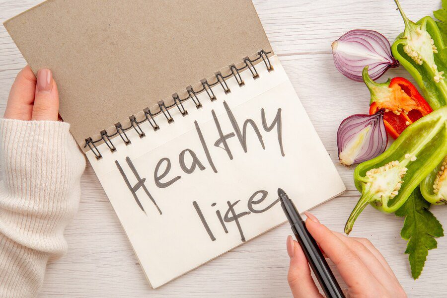 An image used to describe healthy habits 