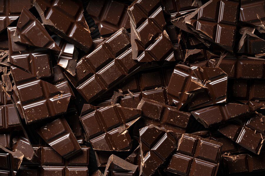 Dark chocolate are healthy foods.