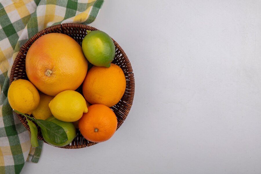 Citrus fruits are also healthy foods.