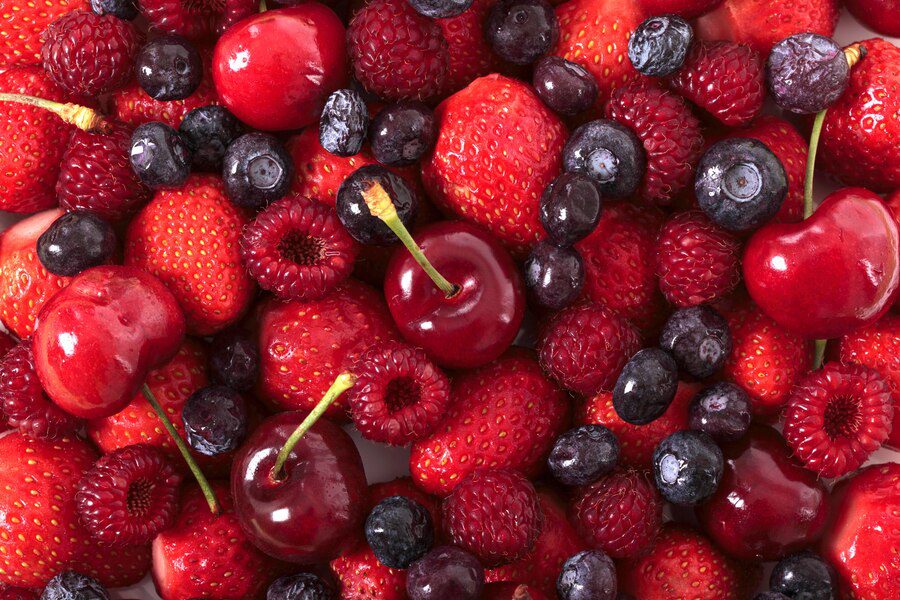 Berries are healthy foods,