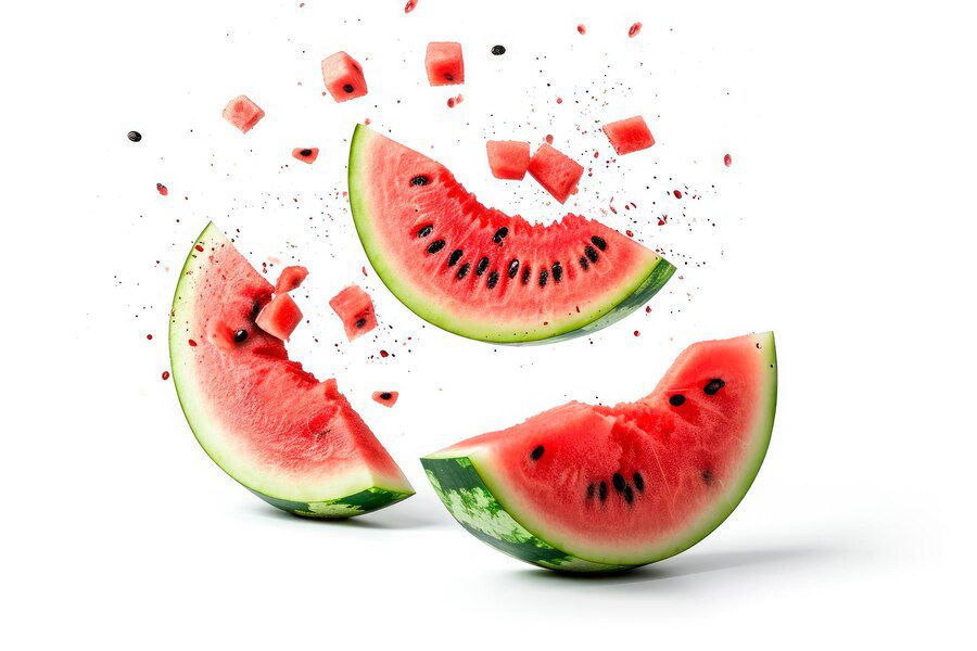 Watermelons are hydrating foods