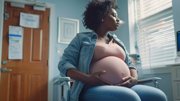 A pregnant lady who could be at a risk of gestational diabetes 